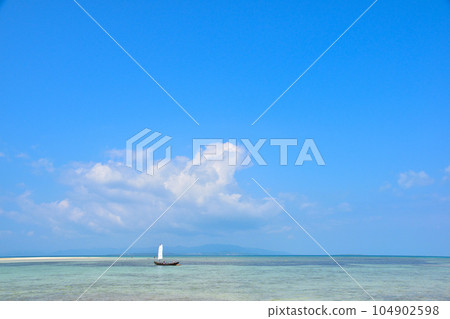 竹富島康多海灘 竹富島康多海灘 104902598