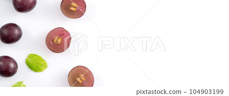 葡萄 新鮮 水果 台灣 頂視圖 Grape fruit fresh ぶどう 104903199