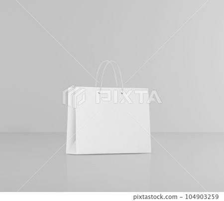 Empty shopping bags for advertising and branding Empty shopping bags for advertising and branding 104903259