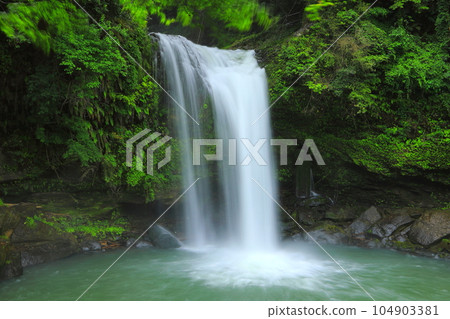 Fresh green Jion Falls (Kusu Town, Amagase Town) Fresh green Jion Falls (Kusu Town, Amagase Town) 104903381