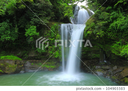 Fresh green Jion Falls (Kusu Town, Amagase Town) 104903383