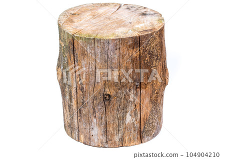 log isolated on a white background log isolated on a white background 104904210