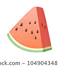Cut watermelon 104904348
