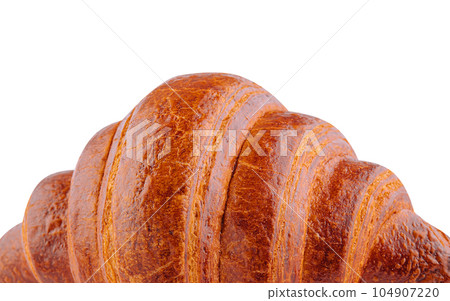 fresh croissant on white background fresh croissant on white background 104907220