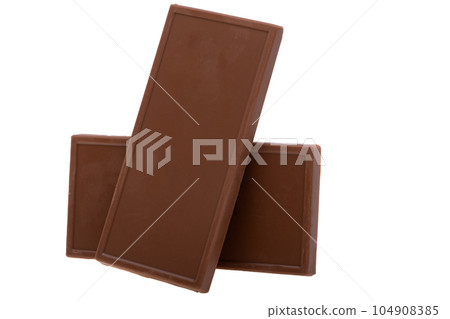 chocolate bar isolated 104908385