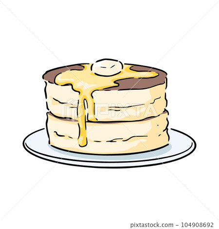 手繪煎餅 104908692