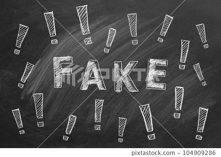 Fake news illustration Fake news illustration 104909286