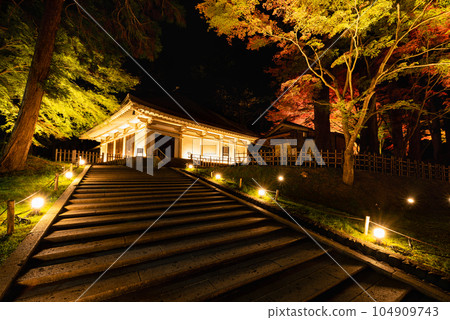 中尊寺 紅葉金殿 104909743