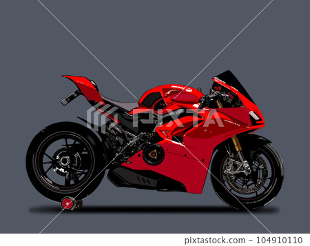red motorcycle red motorcycle 104910110