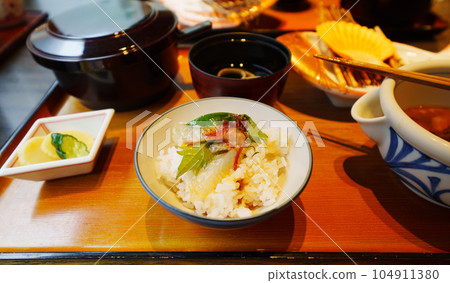 Ehime's famous sea bream rice Ehime's famous sea bream rice 104911380