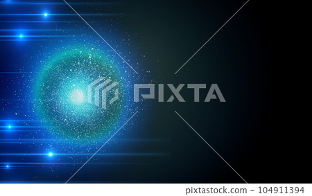 Abstract blue light background 104911394