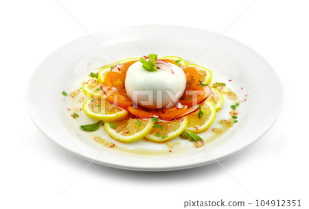 Fresh Mozzarella cheese Salad Italian Food 104912351