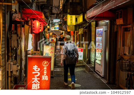 《Tokyo》Back alley bar district, in front of Oimachi station 104912597