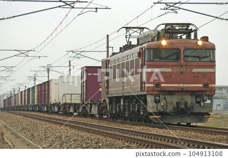 北陸本線加賀笠間~三河 JR Freight EF81-21(富山) 北陸本線加賀笠間~三河 JR Freight EF81-21(富山) 104913108