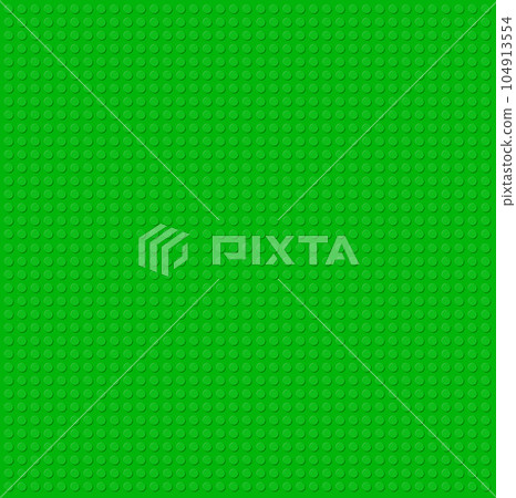 Green plastic building plate. Perfect vector background of glossy plastic closeup.Vector 104913554