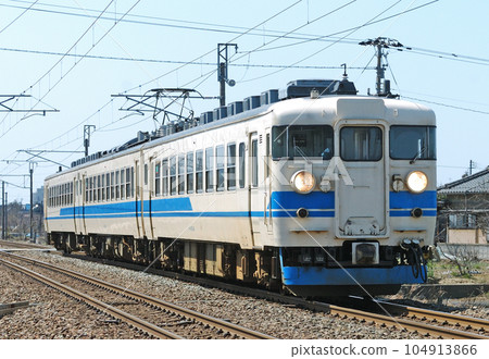 Hokuriku Main Line Morimoto - Tsubata JR West 475 series A22 formation (Kanazawa) 104913866