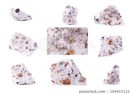 Collection of stone mineral Calcite 104915122