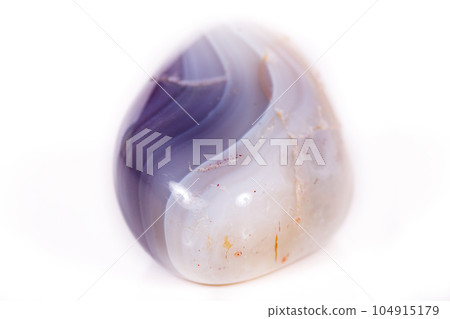 Macro mineral stone Agate Botswana gray on white background Macro mineral stone Agate Botswana gray on white background 104915179