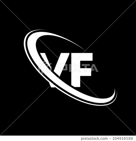 Premium Vector | Letter vf logo design icon.