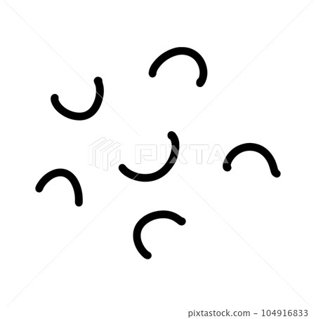 Vector abstract hand drawn texture cute cartoony expression sign doodle line stroke Pattern. To fill a void in a drawing. movement curve directional emoticon effects design elements Vector abstract hand drawn texture cute cartoony expression sign doodle line stroke Pattern. To fill a void in a drawing. movement curve directional emoticon effects design elements 104916833