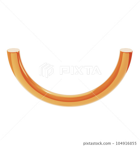 3d dimensional abstract shape semiring geometric gold metal. Realistic glossy golden luxury template decorative design illustration. Minimalist bright semi ring mockup isolated with clipping path 3d dimensional abstract shape semiring geometric gold metal. Realistic glossy golden luxury template decorative design illustration. Minimalist bright semi ring mockup isolated with clipping path 104916855