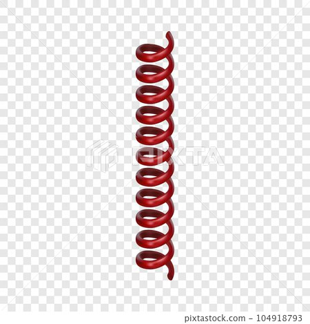 Telephone cable mockup. Realistic illustration of telephone cable vector mockup for on transparent background Telephone cable mockup. Realistic illustration of telephone cable vector mockup for on transparent background 104918793