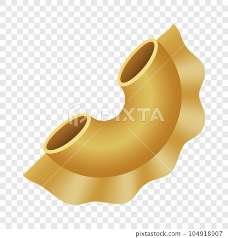 Creste di galli pasta mockup. Realistic illustration of creste di galli pasta vector mockup for on transparent background Creste di galli pasta mockup. Realistic illustration of creste di galli pasta vector mockup for on transparent background 104918907