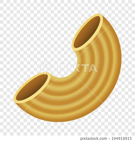 Maccheroni pasta mockup. Realistic illustration of maccheroni pasta vector mockup for on transparent background Maccheroni pasta mockup. Realistic illustration of maccheroni pasta vector mockup for on transparent background 104918915
