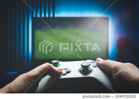 Video game controller, gaming concept 104919268