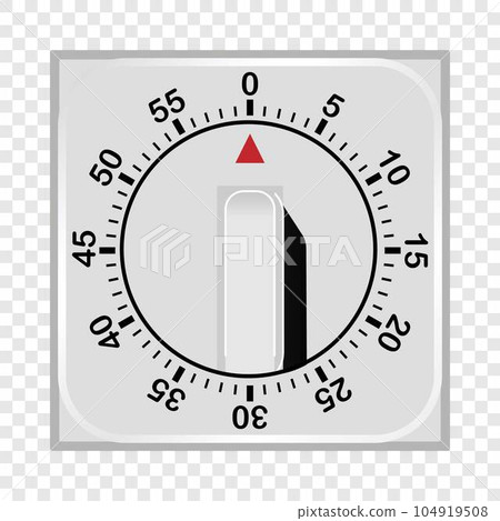 Kitchen timer mockup. Realistic illustration of kitchen timer vector mockup for on transparent background Kitchen timer mockup. Realistic illustration of kitchen timer vector mockup for on transparent background 104919508