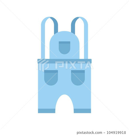 Jeans work pants icon. Flat illustration of jeans work pants vector icon for web isolated on white 104919918