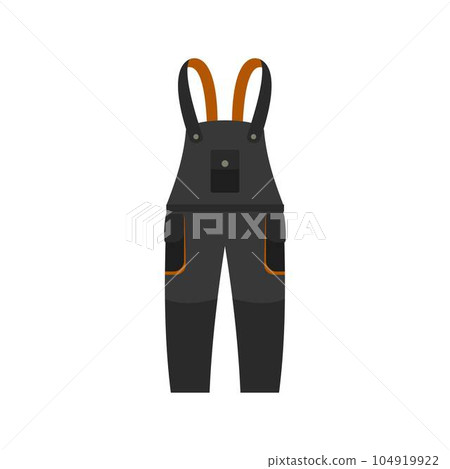Work pants icon. Flat illustration of work pants vector icon for web isolated on white Work pants icon. Flat illustration of work pants vector icon for web isolated on white 104919922
