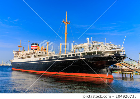 冰川丸停泊於神奈川縣橫濱市山下公園 104920735