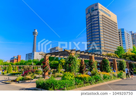 Kanagawa Prefecture Yokohama City Spring Yamashita Park Marine Tower and Hotel New Grand 104920750