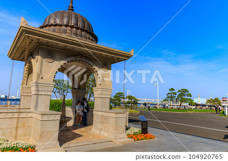 神奈川縣橫濱市春天山下公園印度水塔 104920765