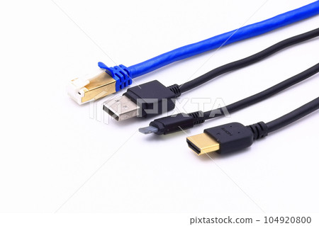 Image of various cables Image of various cables 104920800