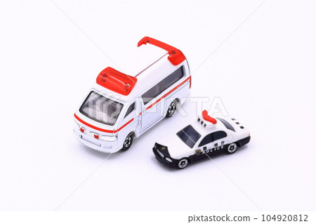 Image of an emergency vehicle (ambulance / police car) Image of an emergency vehicle (ambulance / police car) 104920812
