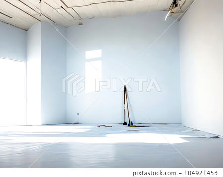 Room under renovation AI 104921453