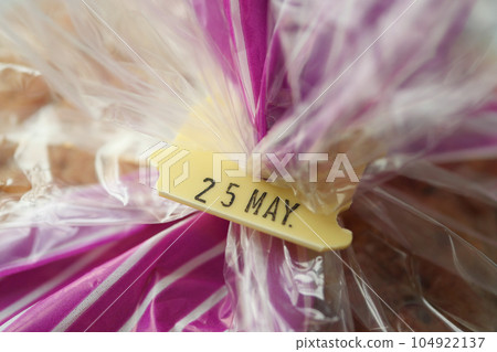 expiry date on a bread packet expiry date on a bread packet 104922137