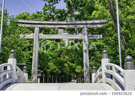 Kanagawa Prefecture Samukawa Town Samukawa Shrine Sanno Torii 104923628