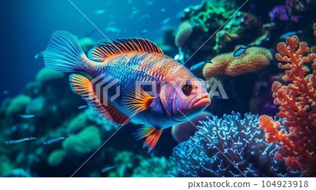 Crystal Colorful Tropical Fish