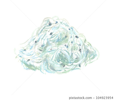 Shirasu illustration painted by watercolor 104923954