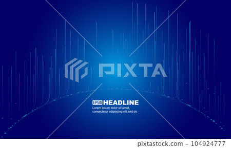 地球曙光向上延伸的發光線條互聯網科技背景 地球曙光向上延伸的發光線條互聯網科技背景 104924777