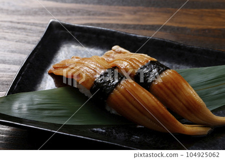 boiled conger eel sushi 104925062