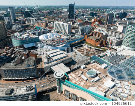 Birmingham,UK central train station. Aerial view. High quality photo. Birmingham,UK central train station. Aerial view. High quality photo. 104926611