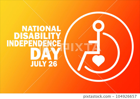 National Disability Independence Day Vector Template Design Illustration National Disability Independence Day Vector Template Design Illustration 104926657