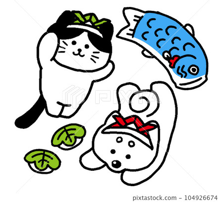 貓和狗兒童學位日可能插圖 104926674