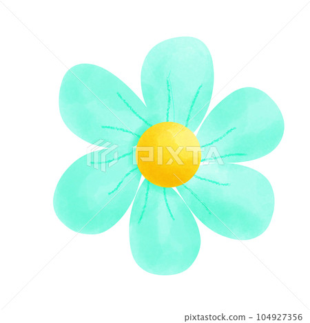 Blue flower Blue flower 104927356