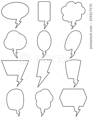 Speech bubble simple design. Speech bubble simple design. 104927570