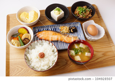 A delicious Japanese breakfast A delicious Japanese breakfast 104928507
